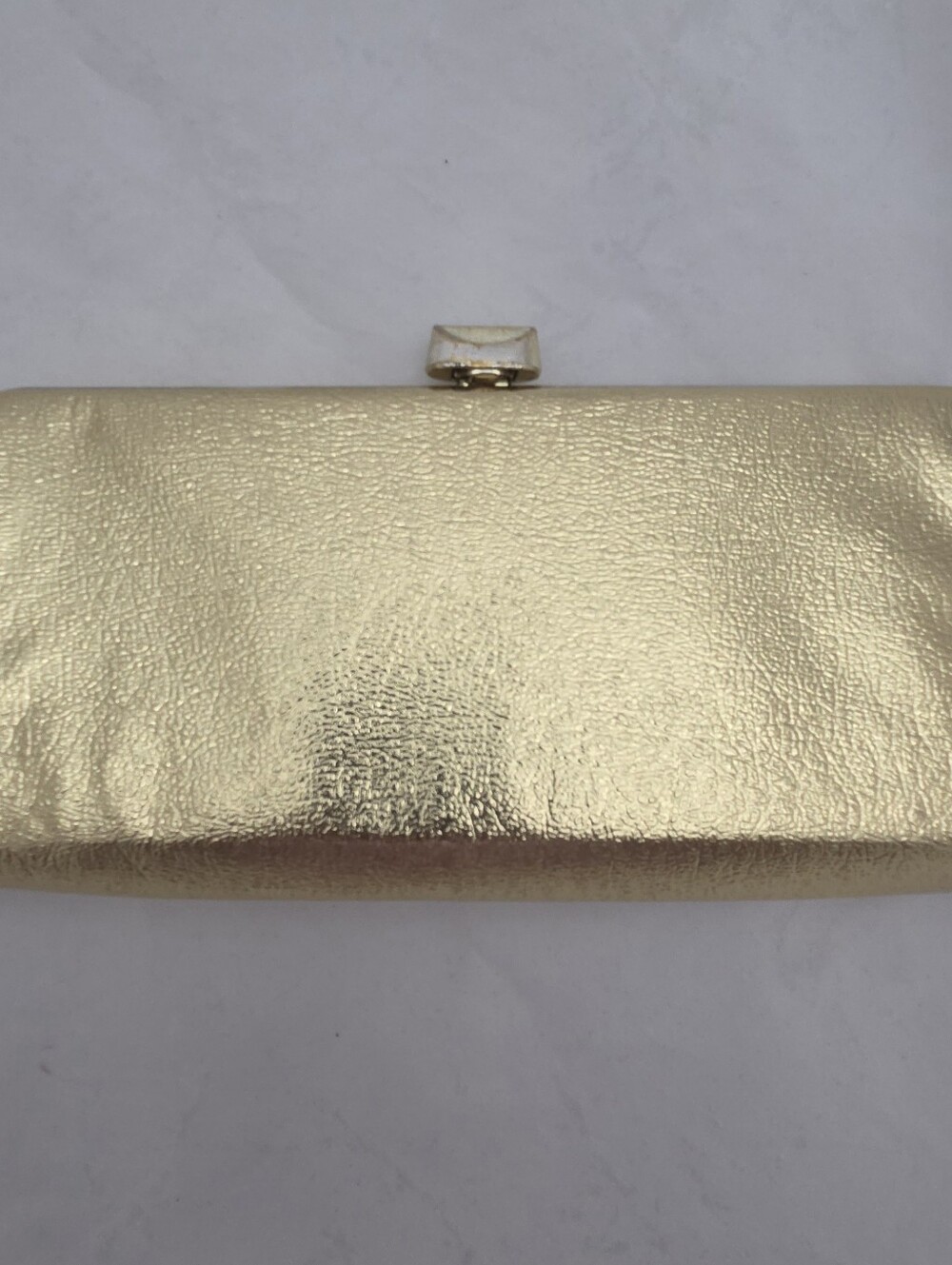 Vintage Gold Metallic Clutch
